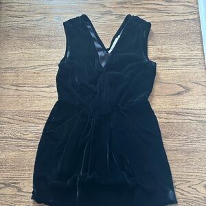 Rachel Roy Black Velvet Dress